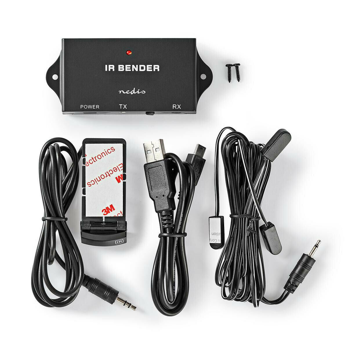 Nedis IR Remote Control Extender | Signal range: 7.0 m | 3 Devices | ABS | Black