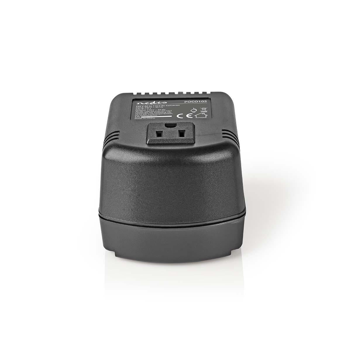 Nedis Power Converter | Mains Powered | 230 V AC 50 Hz | 70 W | Plug with earth contact | Black