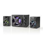 Nedis Gaming Speaker | Speaker channels: 2.1 | USB Powered | 3.5 mm Male | 33 W | LED | Volume control