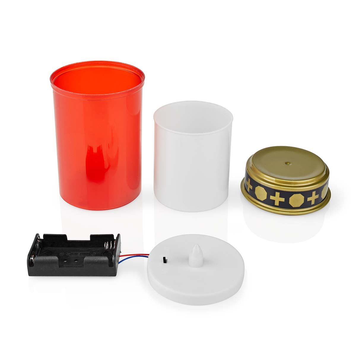 Nedis LED Grave Light | Counter Display | Number of lamps in packaging: 12 pcs | Realistic Flickering Effect | Timer function: 6 Hours On/18 Hours Off
