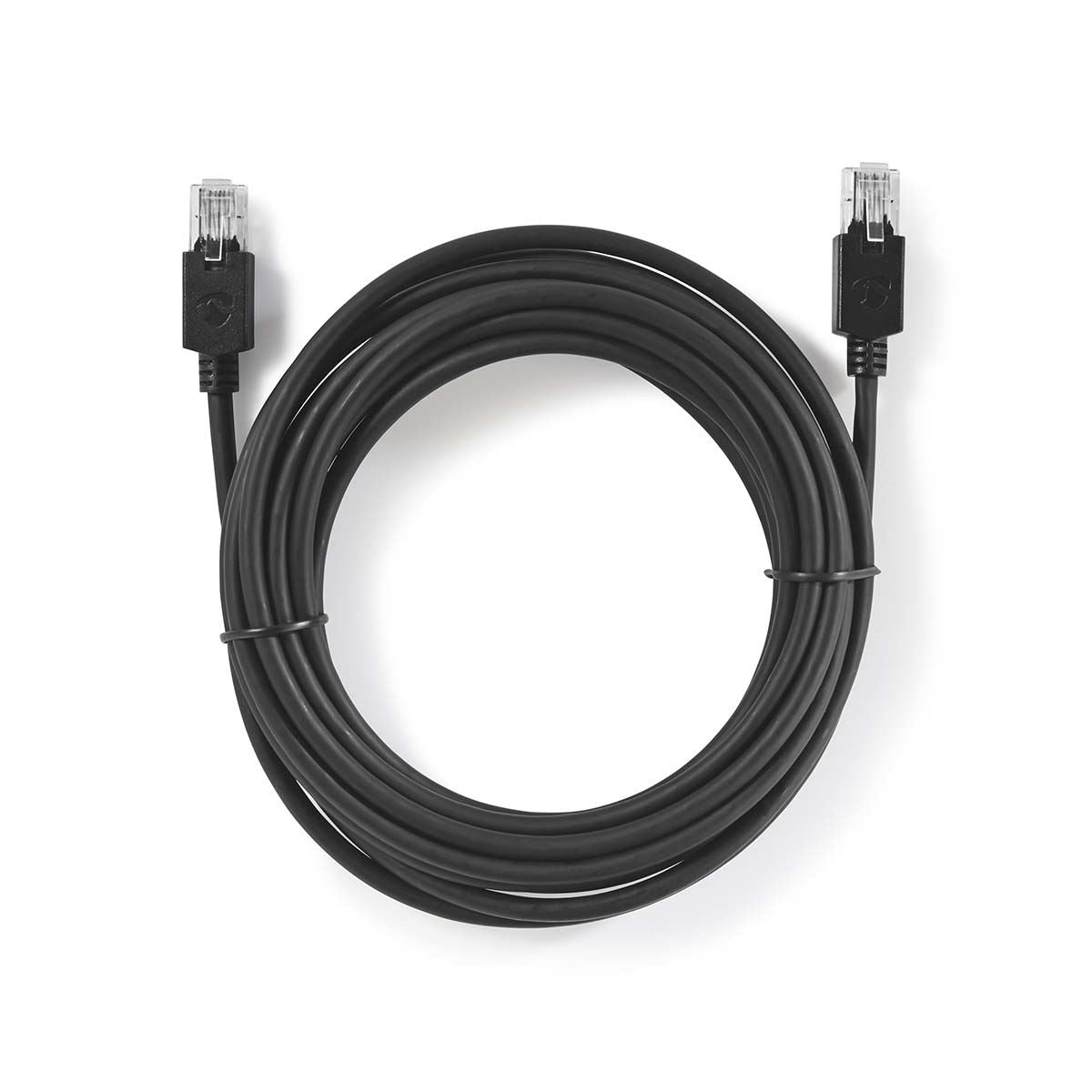 Nedis CAT5e Network Cable | U/UTP | RJ45 Male | RJ45 Male | 20.0 m | Round | LSZH | Anthracite | Window Box