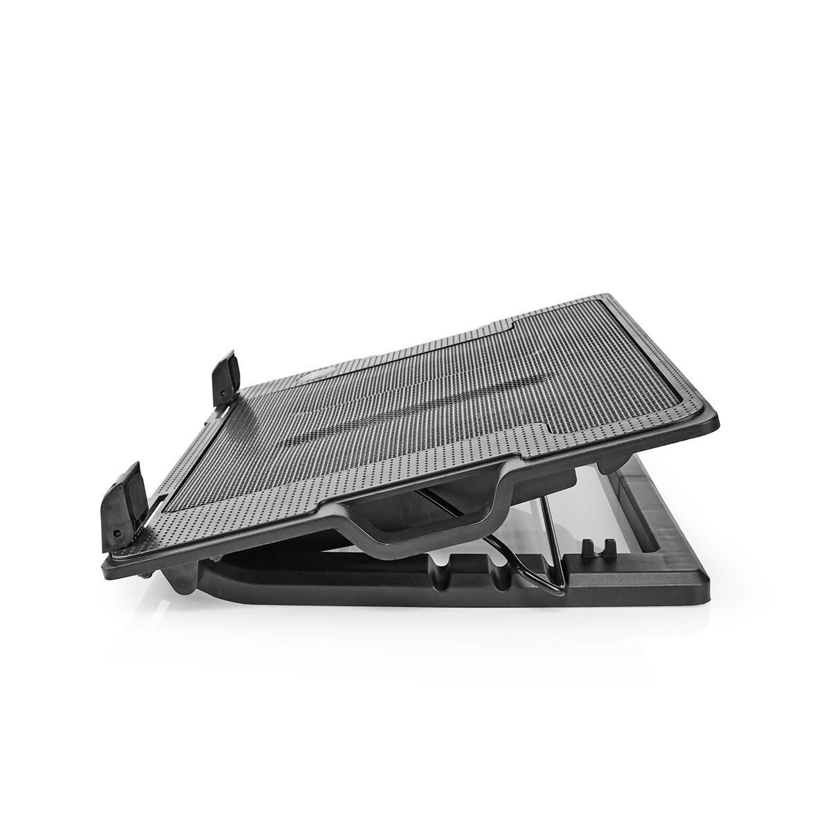 Nedis Notebook Stand | Number of fans: 2 | USB Powered | Number of angles: 4 | 18 " | 1200 rpm | LED