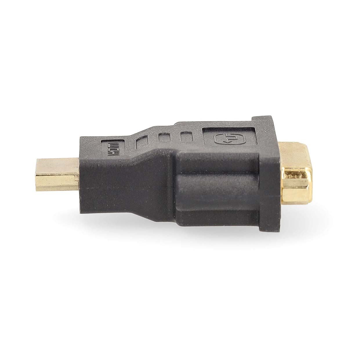 Nedis HDMI™ Adapter | HDMI™ Connector | DVI-D 24+1-Pin Female | Gold Plated | Straight | ABS | Anthracite | 1 pcs | Box