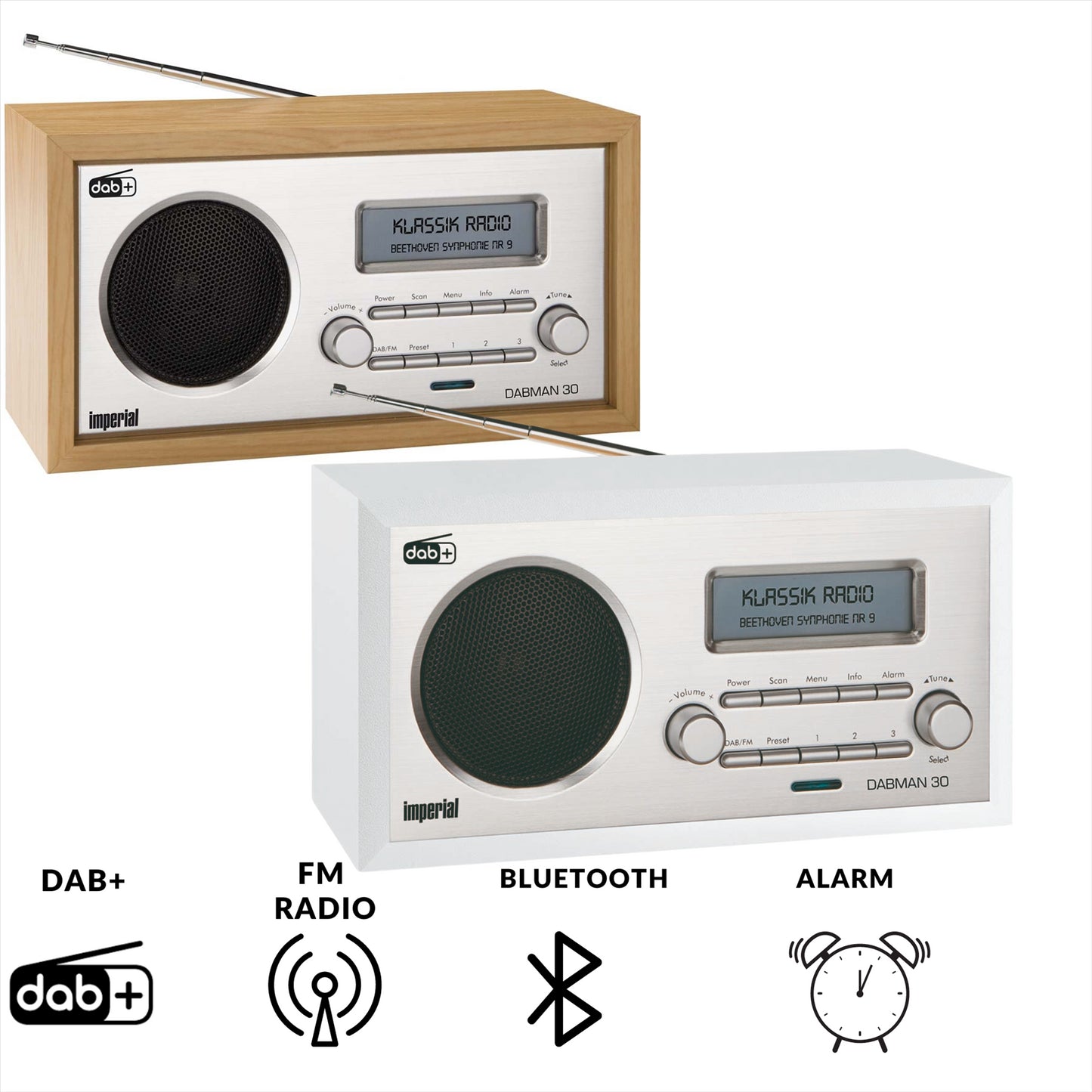 Imperial DABMAN 30 DAB+ / FM Radio White