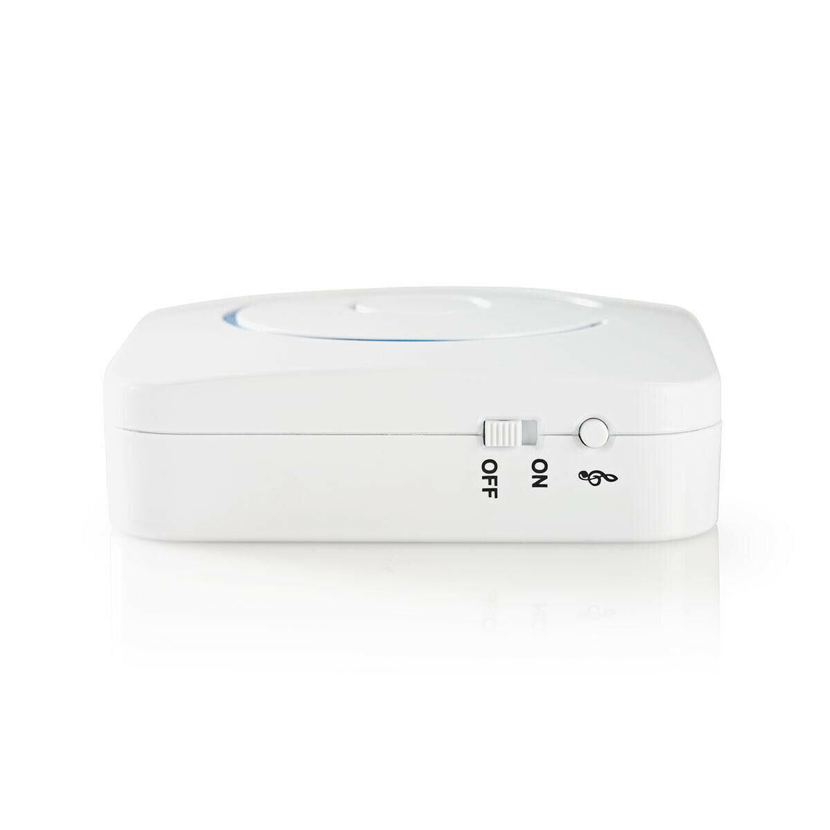 Nedis Motion Detection Alarm | Battery Powered | 6x AA/LR6 | 85 dB | Detector range: 6 m | Wall | Blue / White