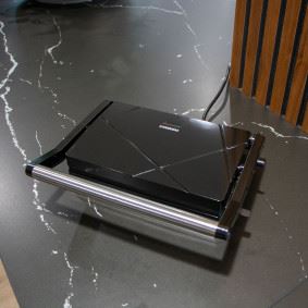 MELISSA Panini grill and contact grill with non-stick coating and overheating protection 1000W Black