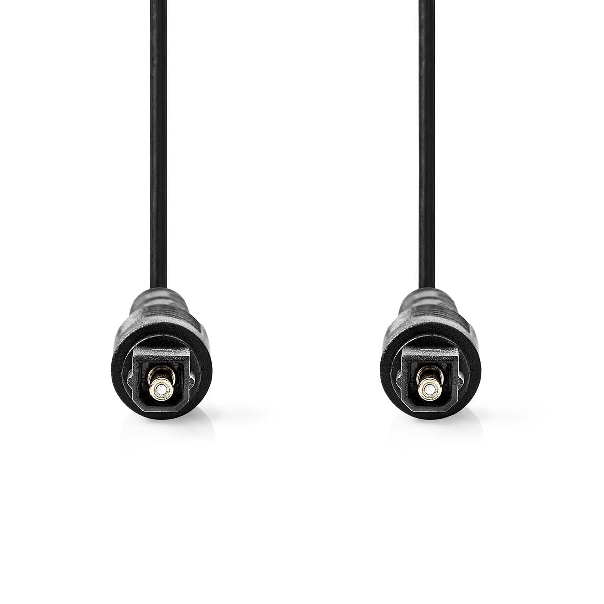 Nedis Optical Audio Cable | TosLink Male | TosLink Male | 3.00 m | Round | PVC | Black | Label