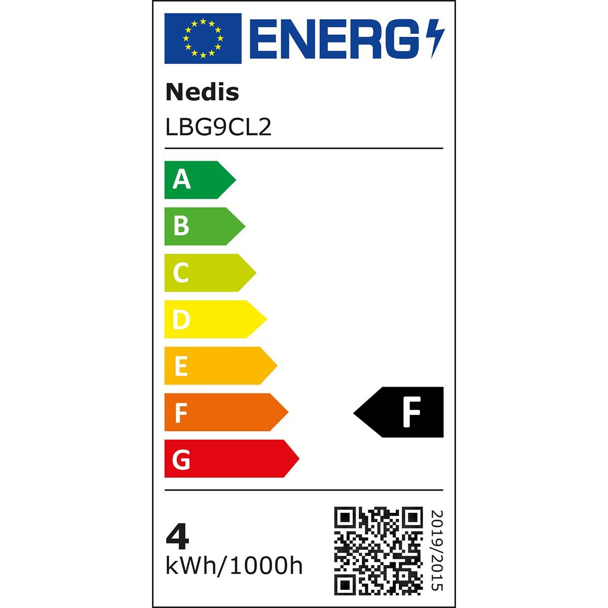 Nedis LED Lamp G9 | 4 W | 400 lm | 2700 K | Warm White | Number of lamps in packaging: 1 pcs