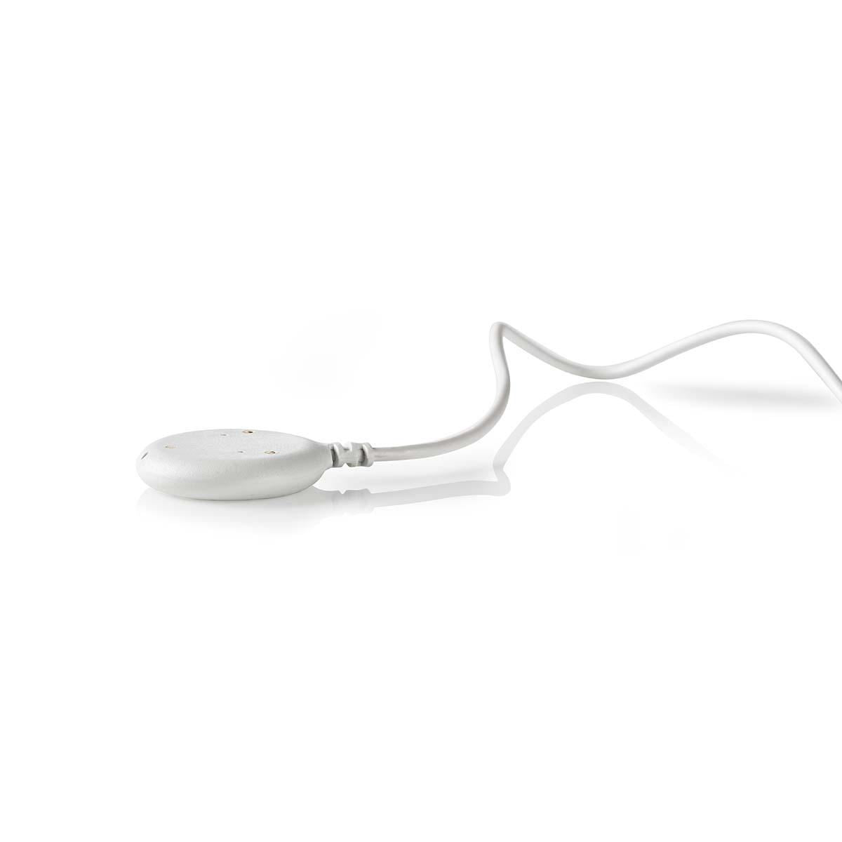 Nedis SmartLife Water Detector | Wi-Fi | Battery Powered | Extension included | Max. battery life: 24 Months | 50 dB | White