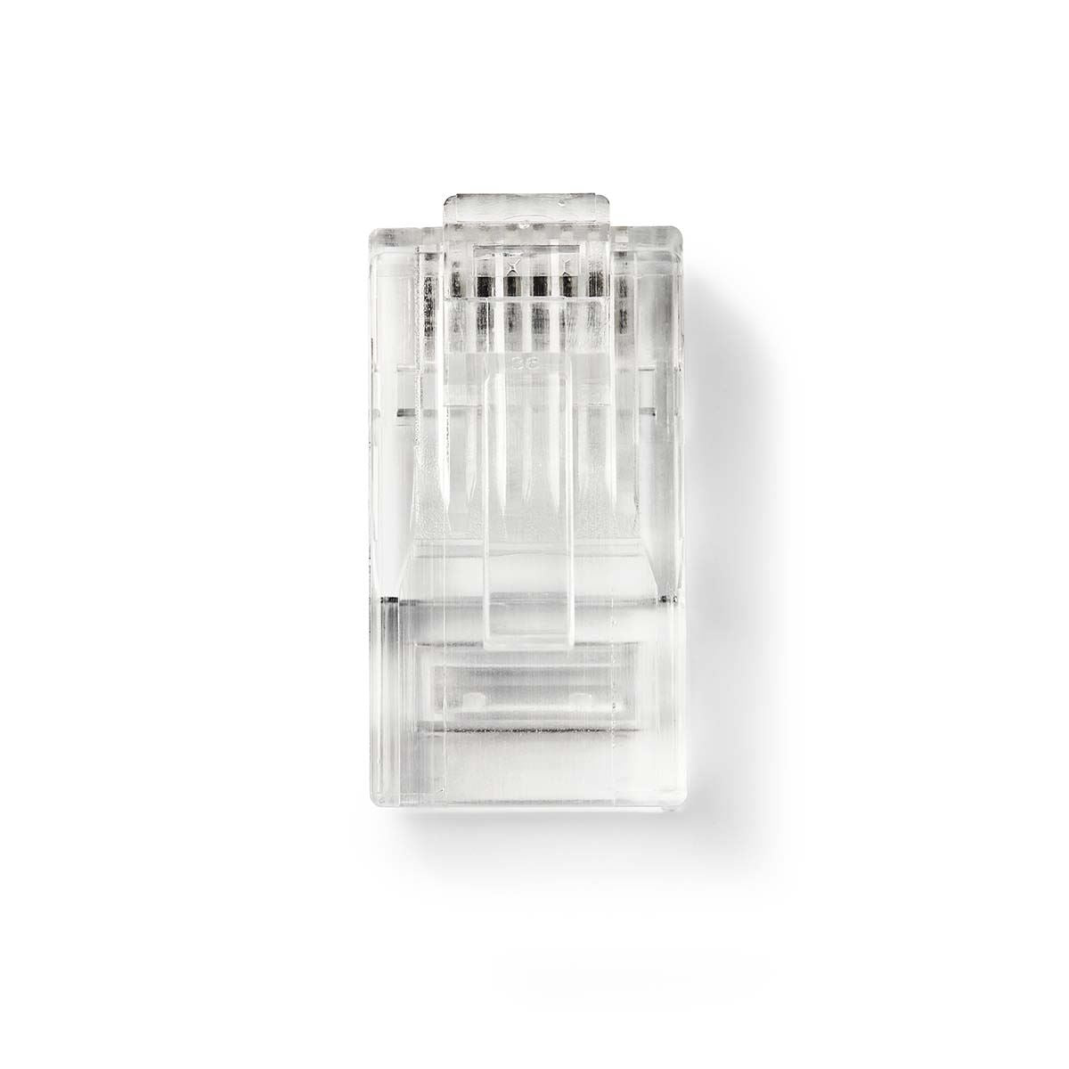 Nedis RJ45 Connector | Male | Stranded UTP CAT6 | Straight | Gold Plated | 10 pcs | PVC | Transparent | Box