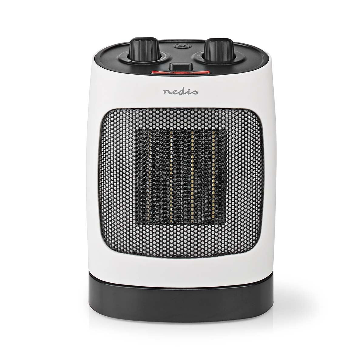 Nedis Ceramic PTC Fan Heater | 1000 / 2000 W | 2 Heat Modes | Adjustable thermostat | Rotates automatically | Overheating protection | Fall over protection