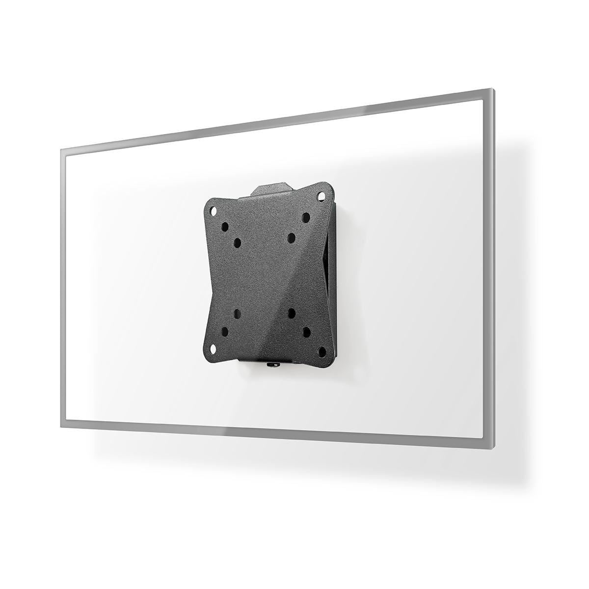 Nedis Fixed TV Wall Mount | 13 - 27 " | Maximum supported screen weight: 30 kg | Minimum wall distance: 20 mm | Steel | Black
