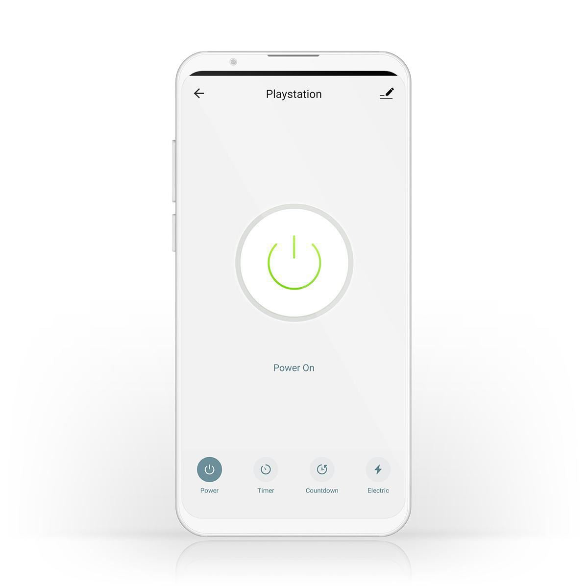 Nedis SmartLife Smart Plug | Wi-Fi | IP21 | Power meter | 2500 W | Plug with earth contact / Type F (CEE 7/7) | -10 - 40 °C | Android™ / IOS | White | 1 pcs
