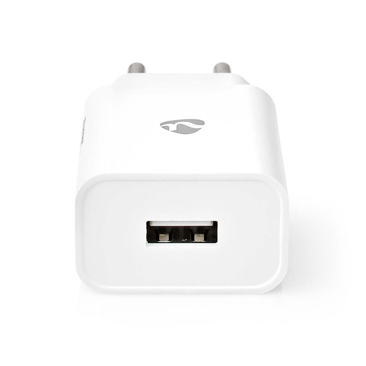 Nedis Wall Charger | 12 W | Quick charge feature | 2.4 A | Number of outputs: 1 | USB-A | Micro USB (Loose) Cable | 1.00 m | Single Voltage Output | White