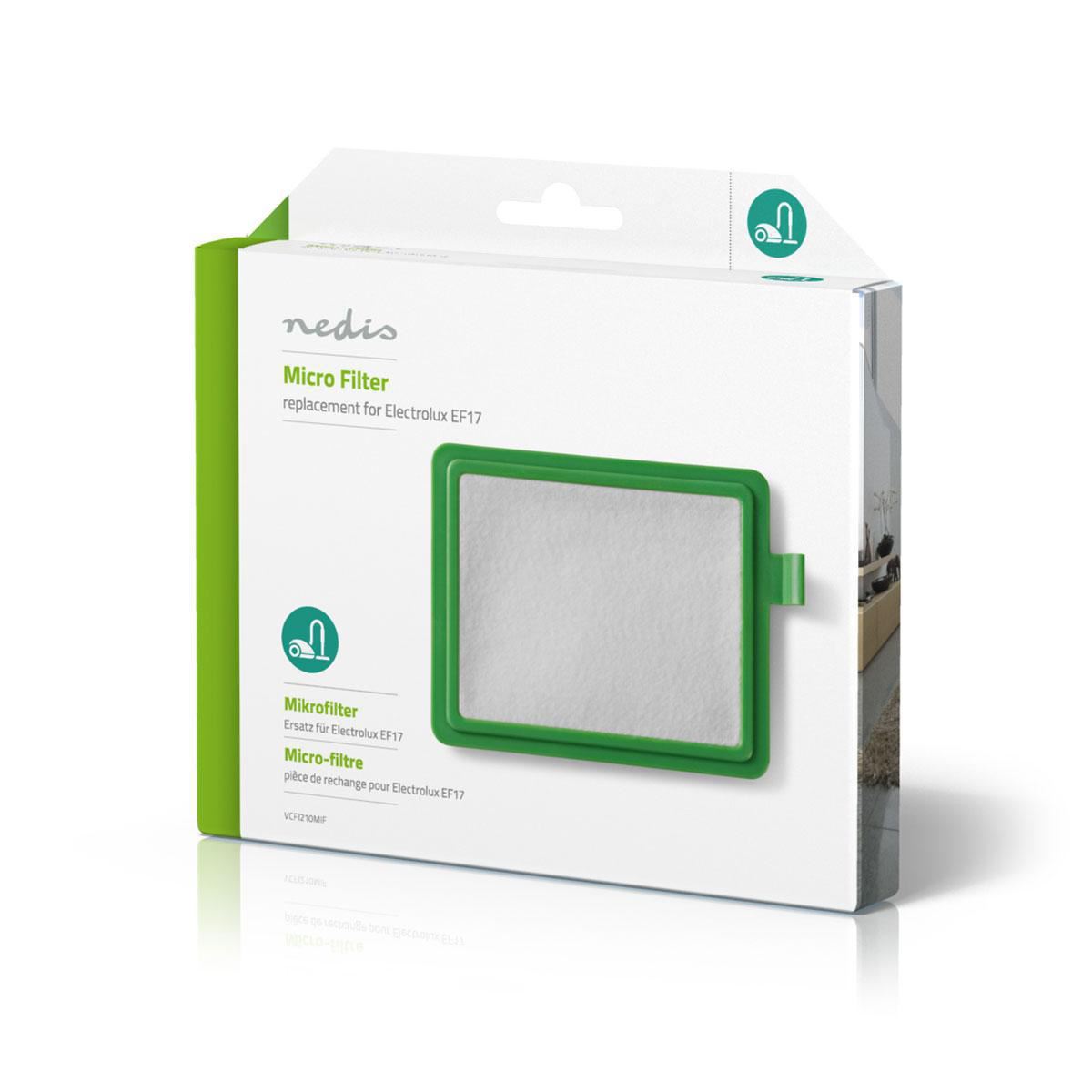 Nedis Vacuum Cleaner Microfilter | Replacement for: Electrolux / Tornado / Volta | Green