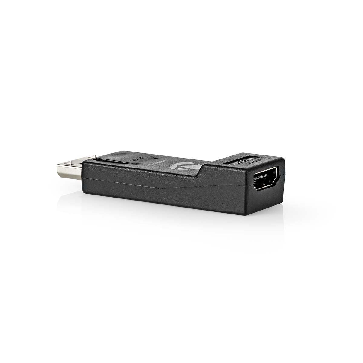 Nedis DisplayPort Adapter | DisplayPort Male | HDMI™ Output | 1080p@60Hz | Nickel Plated | Straight | Round | ABS | ABS | Black | Box
