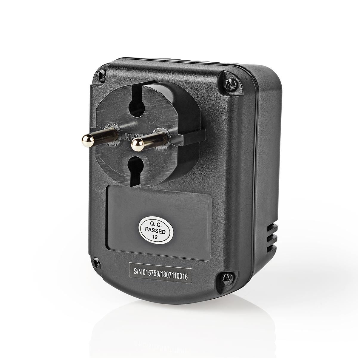 Nedis Power Converter | Mains Powered | 230 V AC 50 Hz | 30 W | Plug with earth contact | Black