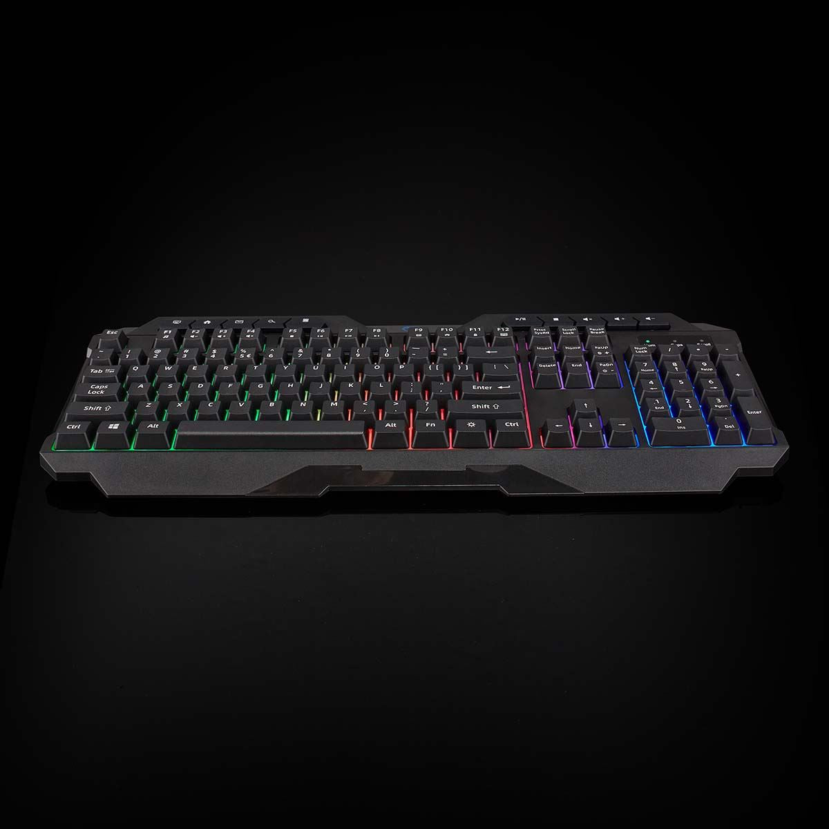 Nedis Wired Gaming Keyboard | USB Type-A | Membrane Keys | LED | QWERTY | US Layout | USB Powered | Power cable length: 1.30 m | Multimedia