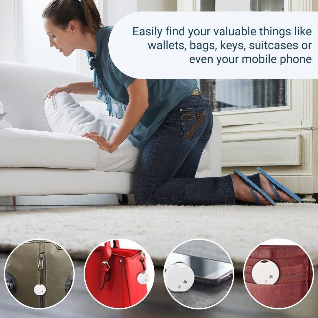Nedis Key Finder | Battery Powered | 1x CR2032 | Batteries included | Bluetooth® version: 4.0 | Battery life up to: 1 year | White | 1 pcs