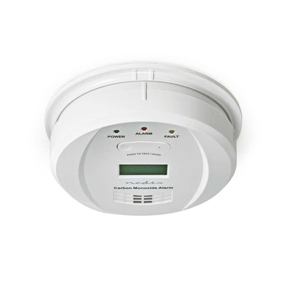 Nedis Carbon Monoxide Alarm | Battery Powered | Battery life up to: 5 year | With pause button | With test button | 85 dB | White