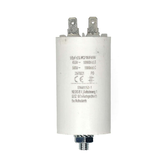 Nedis WCF18UF450V | Capacitor | 18 uF | 450 V | Faston | 10 pcs