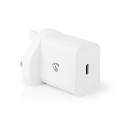 Nedis Wall Charger | 20 W | Quick charge feature | 1.67 / 2.22 / 3.0 A | Number of outputs: 1 | USB-C™ | Automatic Voltage Selection | White