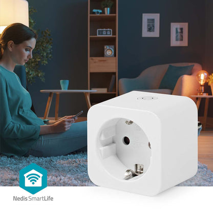 Nedis SmartLife Smart Plug | Wi-Fi | IP21 | Power meter | 3680 W | Type F (CEE 7/3) | 0 - 55 °C | Android™ / IOS | White | 1 pcs