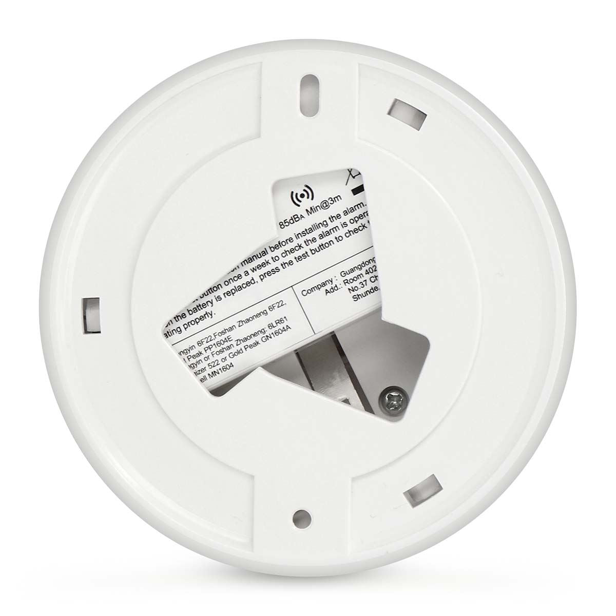 Alecto SA20 3X | SA20 Smoke detector with Hush Button | >85 dB | Battery Powered | EN14604:2005/AC:2008 | White |3 Pack
