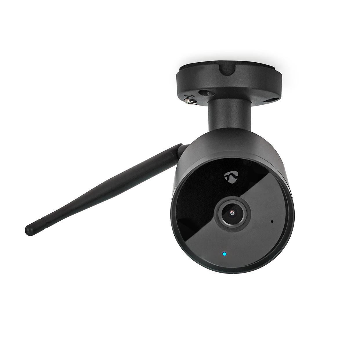 Nedis SmartLife Outdoor Camera | Wi-Fi | Full HD 1080p | IP65 | Cloud Storage (optional) / microSD (not included) | 12 V DC | With motion sensor | Night vision | Black