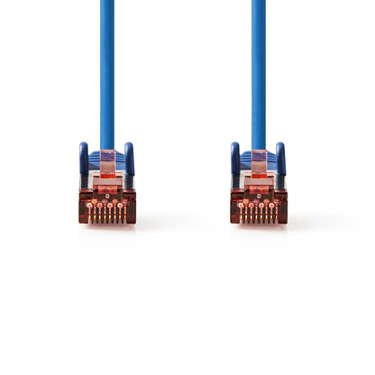 Nedis CAT6 Network Cable | RJ45 Male | RJ45 Male | S/FTP | 2.00 m | Round | LSZH | Blue | Label