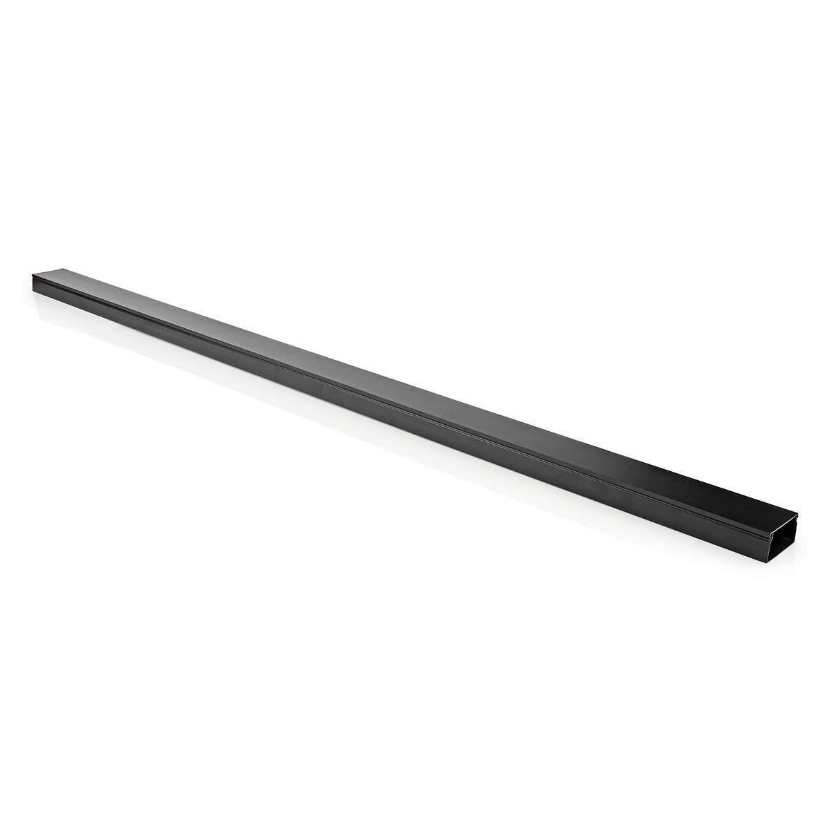 Nedis CMDT5025BK110 | Cable Management | Duct | 1 pcs | Maximum cable thickness: 25 mm | Aluminium | Black