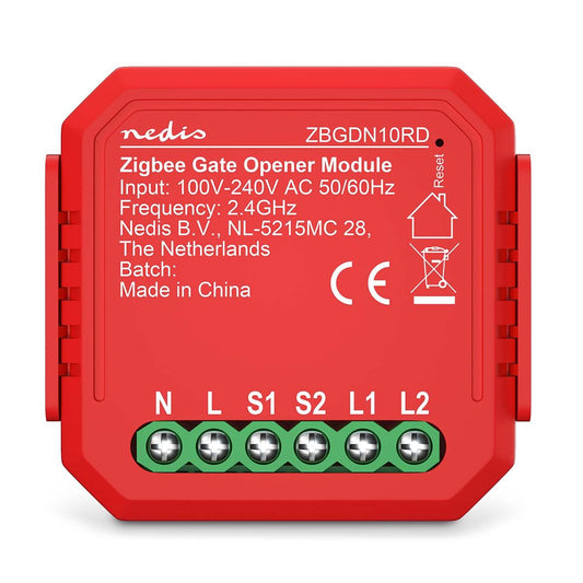 Nedis SmartLife  Garage Door Smart Power Switch | Zigbee 3.0 | 2.5 W | Terminal Connection | App available for: Android™ / IOS