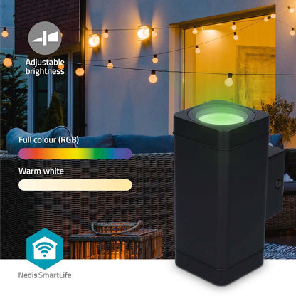Nedis Smartlife Outdoor Light | 760 lm | Bluetooth® | 8.5 W | Warm to Cool White | 2700 - 6500 K | ABS | Android™ / IOS