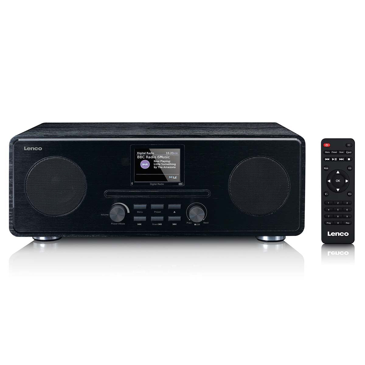 Lenco DAB+ FM radio with CD MP3 Player Bluetooth Black