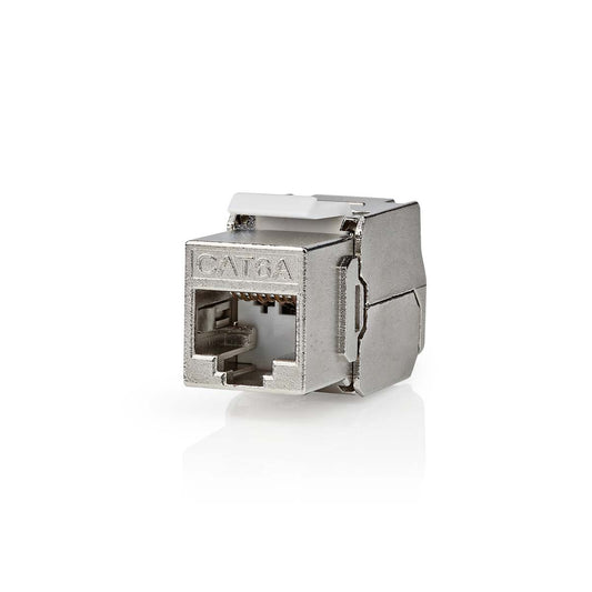 Nedis Keystone | CAT6a | RJ45 Female | S/FTP | Metal | Box