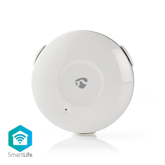 Nedis SmartLife Water Detector | Wi-Fi | Battery Powered | Extension included | Max. battery life: 24 Months | 50 dB | White