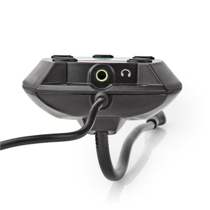 Nedis Microphone | Used for: Desktop / Notebook | Wired | USB-A Male | On/Off switch | Headphone output | CS33700