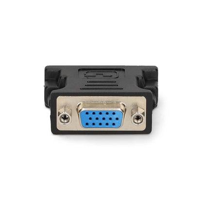 Nedis DVI Adapter | DVI-I 24+5-Pin Male | VGA Female | Nickel Plated | Straight | PVC | Black | Box