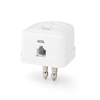 Nedis Telecom Wall Plug | RJ11 | Italy Male | RJ11 Female | White