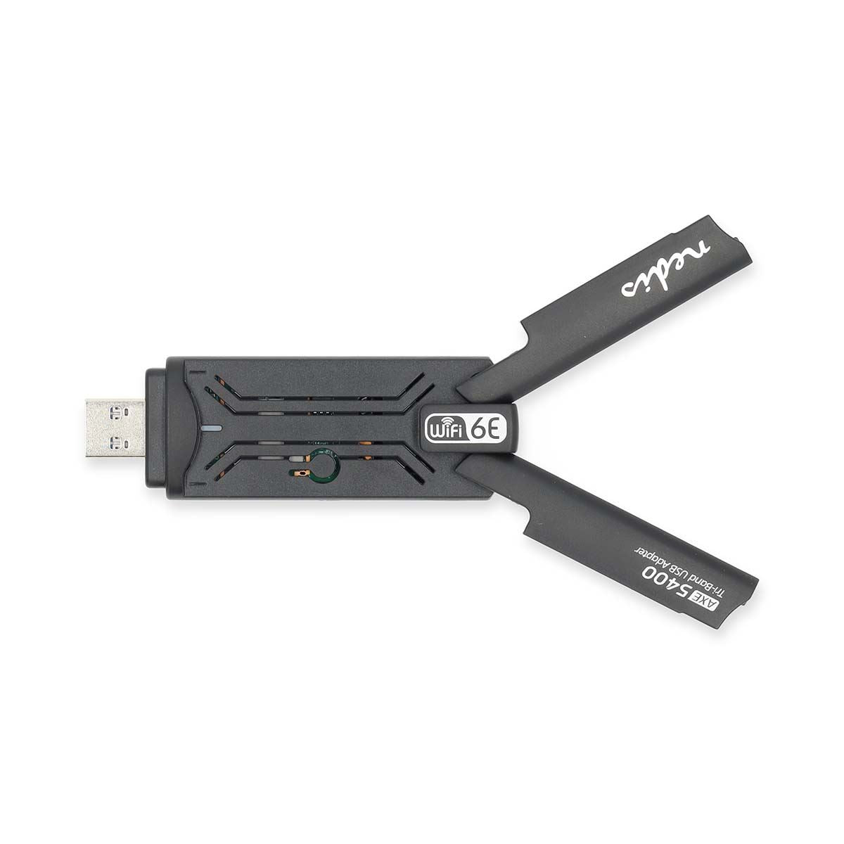 Nedis Network Dongle | Wi-Fi | AX5400 | 2.4/5/6 GHz (Triple Band) | USB3.0 | Wi-Fi speed total: 5400 Mbps | Windows 10 / Windows 11