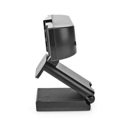 Nedis Webcam | Full HD@60fps / 4K@30fps | Auto Focus | Built-In Microphone | Black