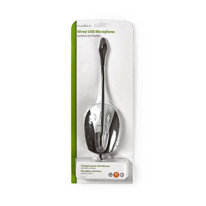 Nedis Microphone | Used for: Desktop / Notebook | Wired | USB-A Male | On/Off switch | Headphone output | CS33700