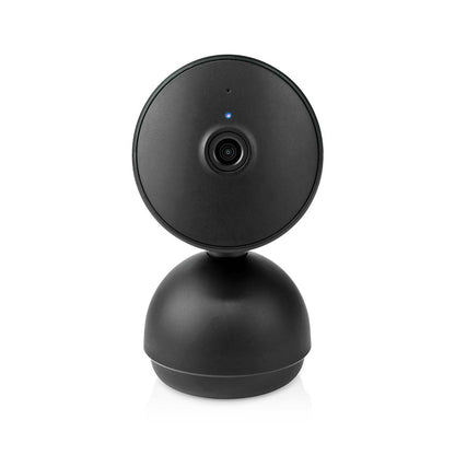 Nedis SmartLife Indoor Camera | Wi-Fi | Full HD 1080p | Pan tilt | Cloud Storage (optional) / microSD (not included) / Onvif | With motion sensor | Night vision | Black