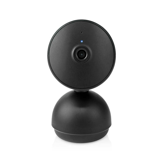 Nedis SmartLife Indoor Camera | Wi-Fi | Full HD 1080p | Pan tilt | Cloud Storage (optional) / microSD (not included) / Onvif | With motion sensor | Night vision | Black