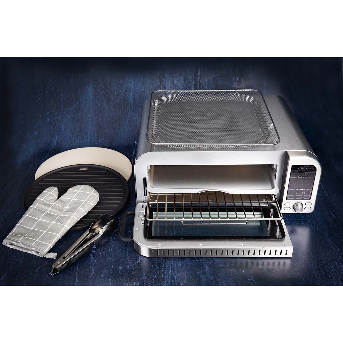 Gastronoma 18310019 | Air fryer / Pizza Oven |15 functions | 18L | Stainless Steel | 2000W