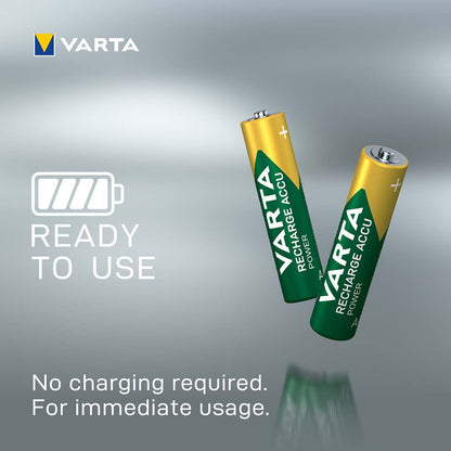 Varta Rechargeable NiMH Battery AAA 1.2 V 1000 mAh 4-Blister