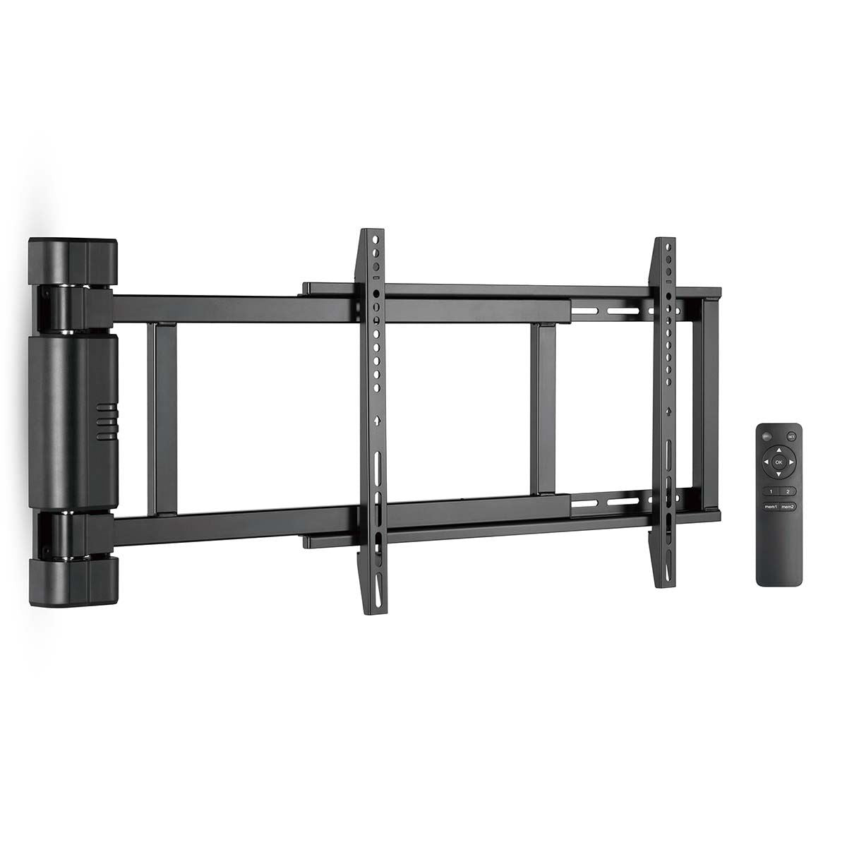 Nedis Motorised TV Wall Mount | 32 - 75 " | Maximum supported screen weight: 50 kg | Rotatable | Minimum wall distance: 56 mm | Remote controlled | ABS / Steel | Black