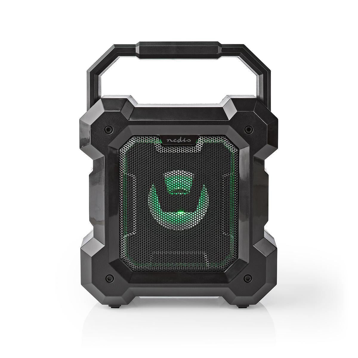 Nedis Bluetooth® Speaker | Maximum battery play time: 13 hrs | Table Design | 5 W | Mono | Built-in microphone | Black