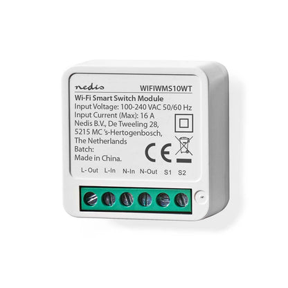Nedis SmartLife Power Switch | Wi-Fi | 3680 W | Terminal Connection | App available for: Android™ / IOS