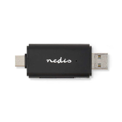 Nedis Card Reader | microSD (TF) / microSDHC (TF) / microSDXC (TF) / SD / SDHC / SDXC | USB 2.0